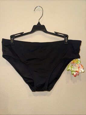 NWT Becca bikini bottom plus size 0X 14-16 full coverage